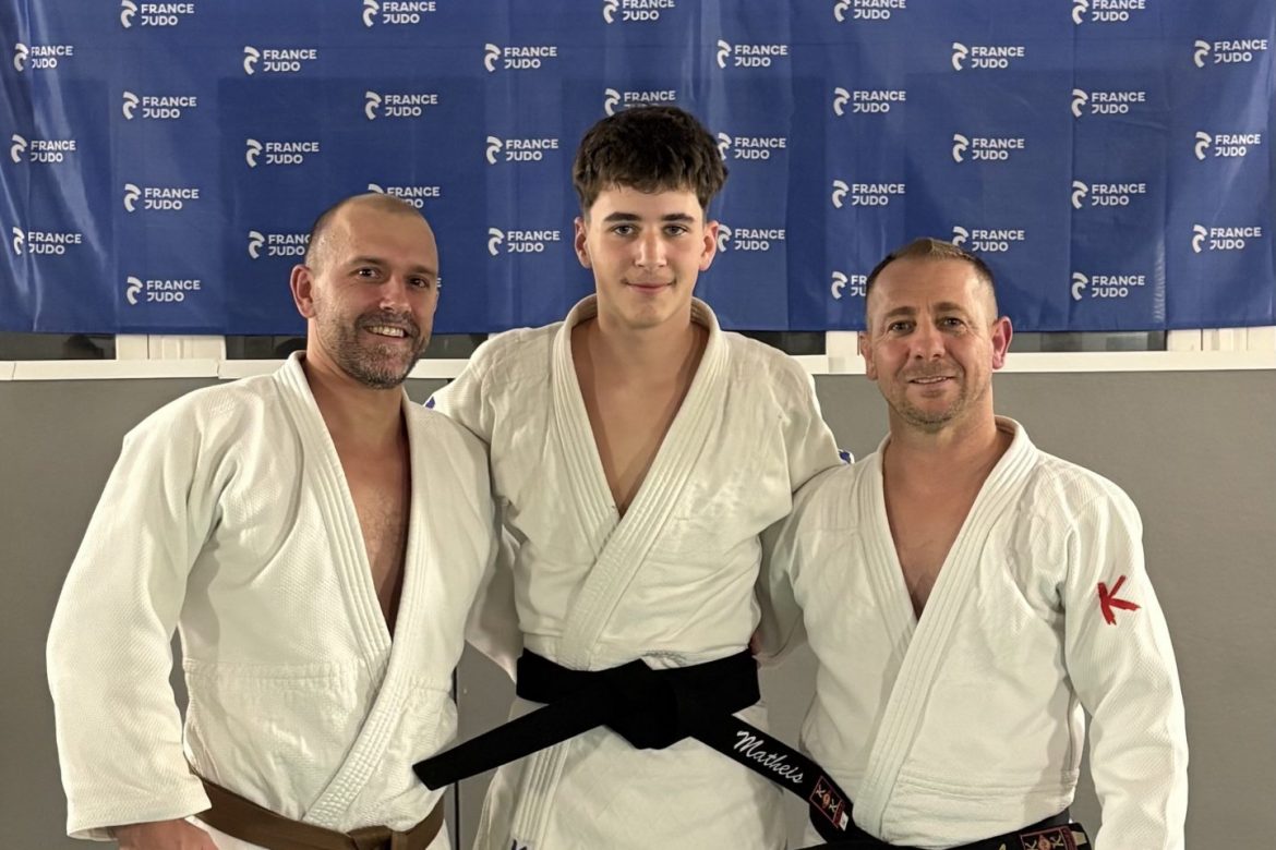 Mathéis HOTIER obtient sa Ceinture Noire 1er DaN